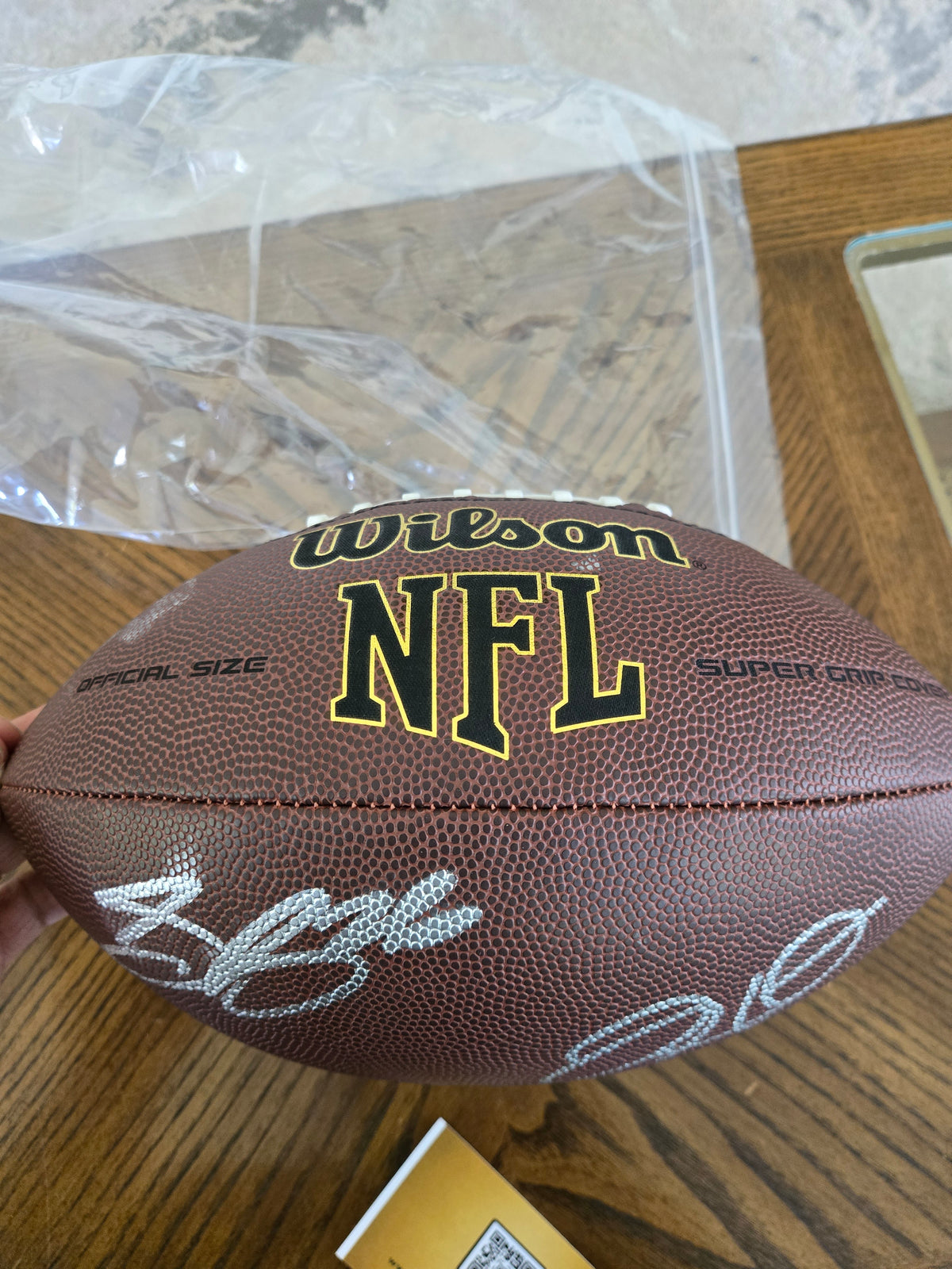 Saquon Barkley & Jalen Hurts Signed Football – Real Autographs 🏈