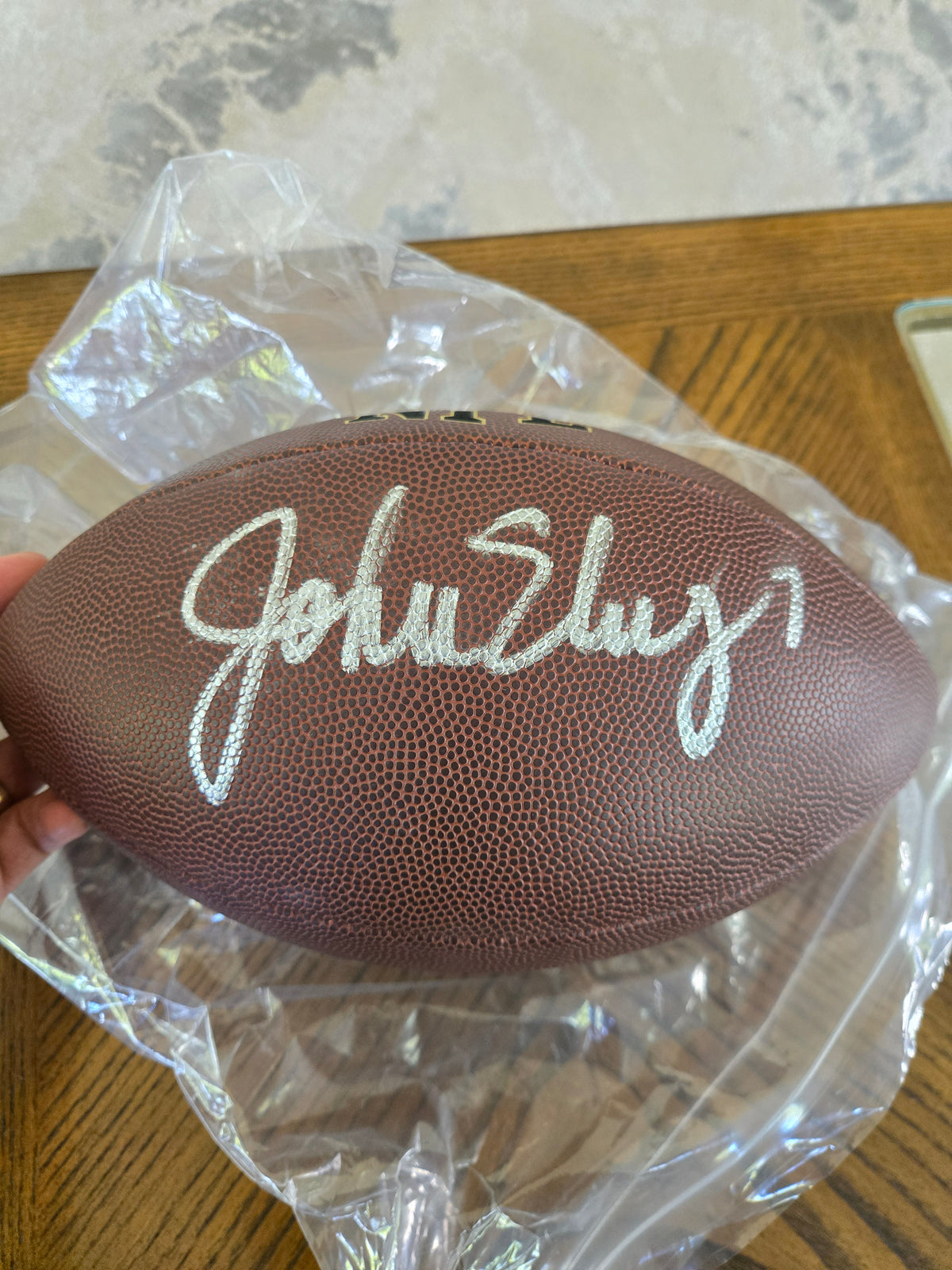 John Elway Signed Football – Real Autograph 🏈