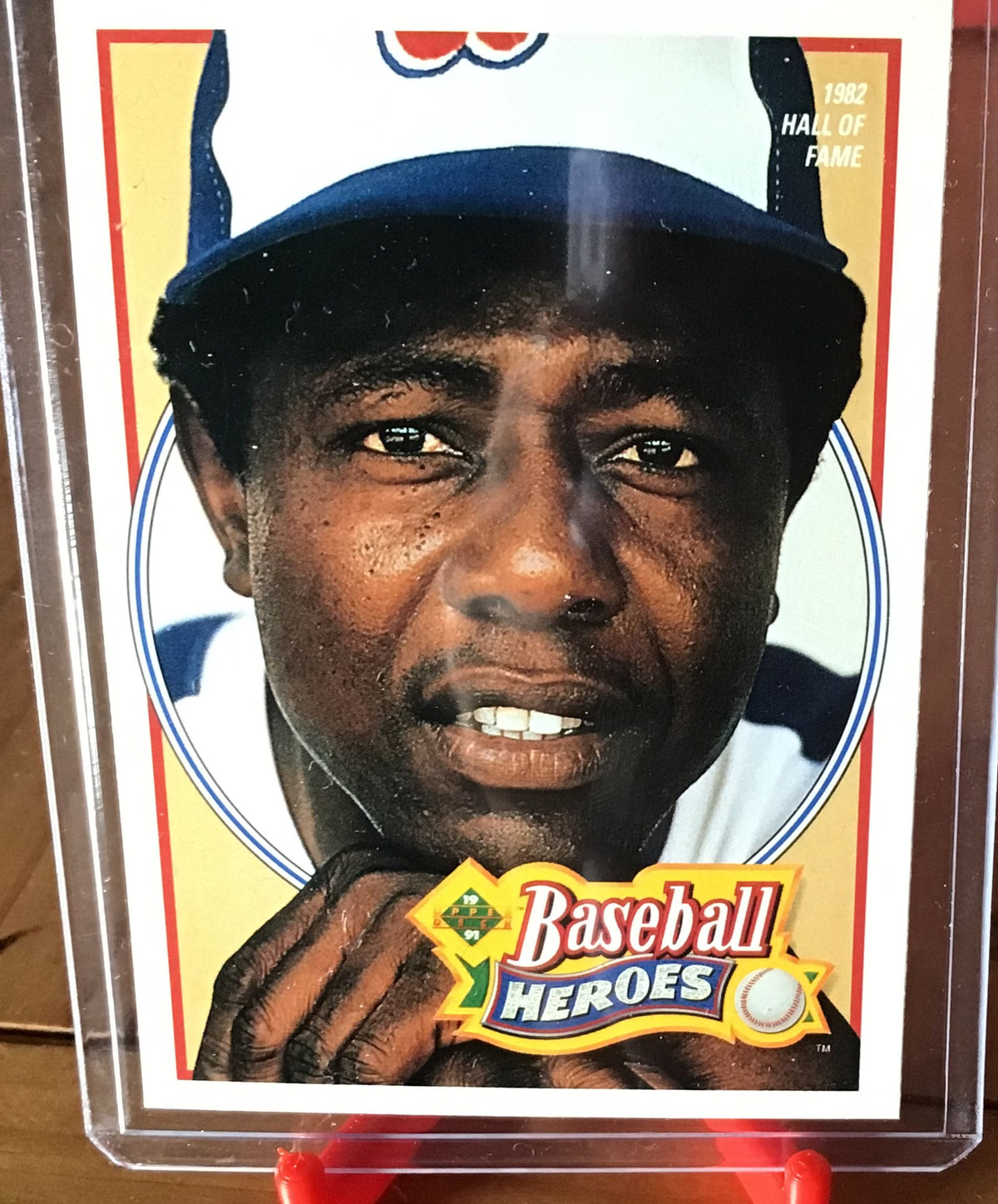 ⚾ Hank Aaron Hall of Fame Hero! | 1991 Upper Deck #26